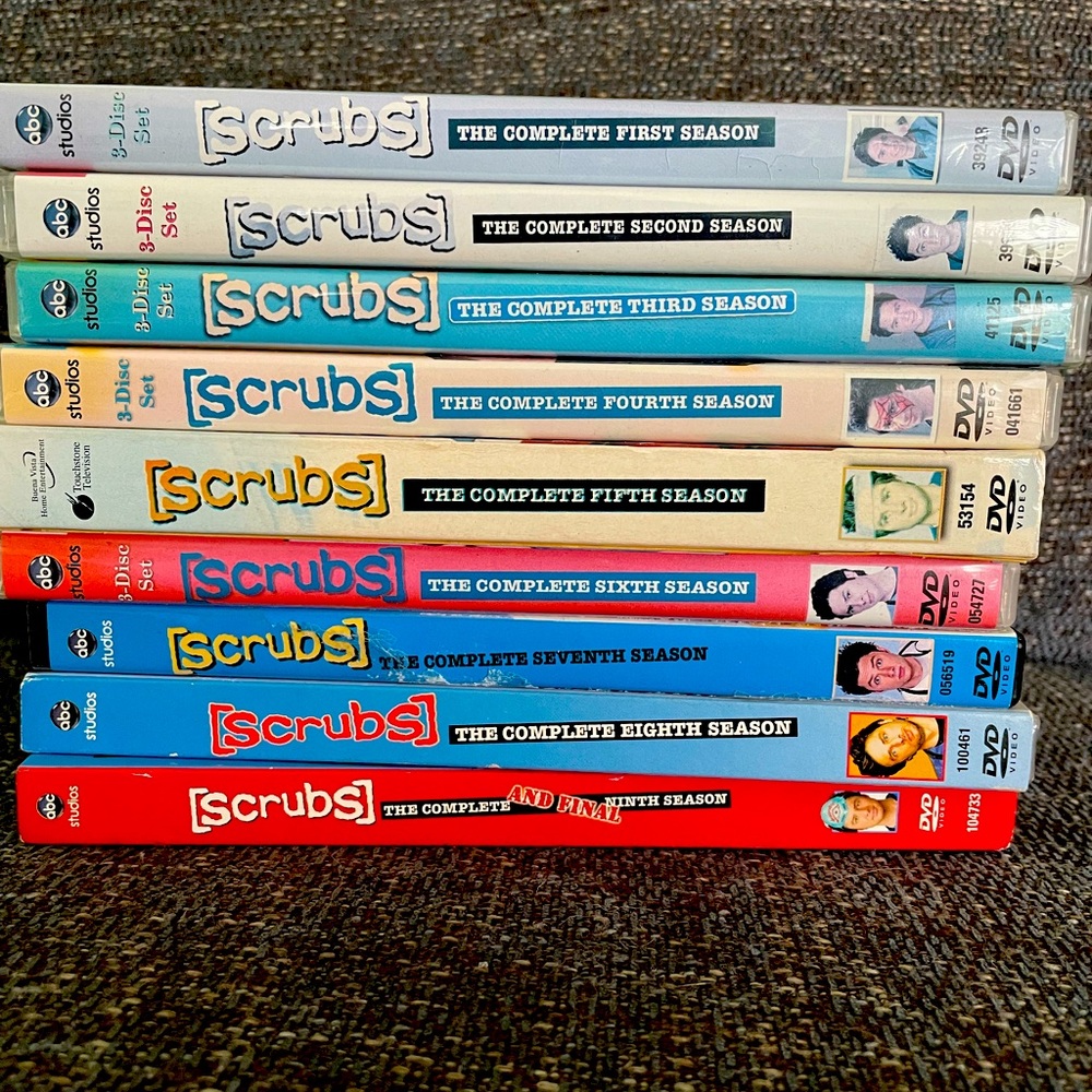 Scrubs tv show dvd set complete series seasons 1-9
